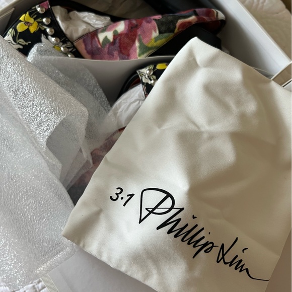 3.1 Phillip Lim Floral Patsy Studded Sandals - Picture 7 of 10